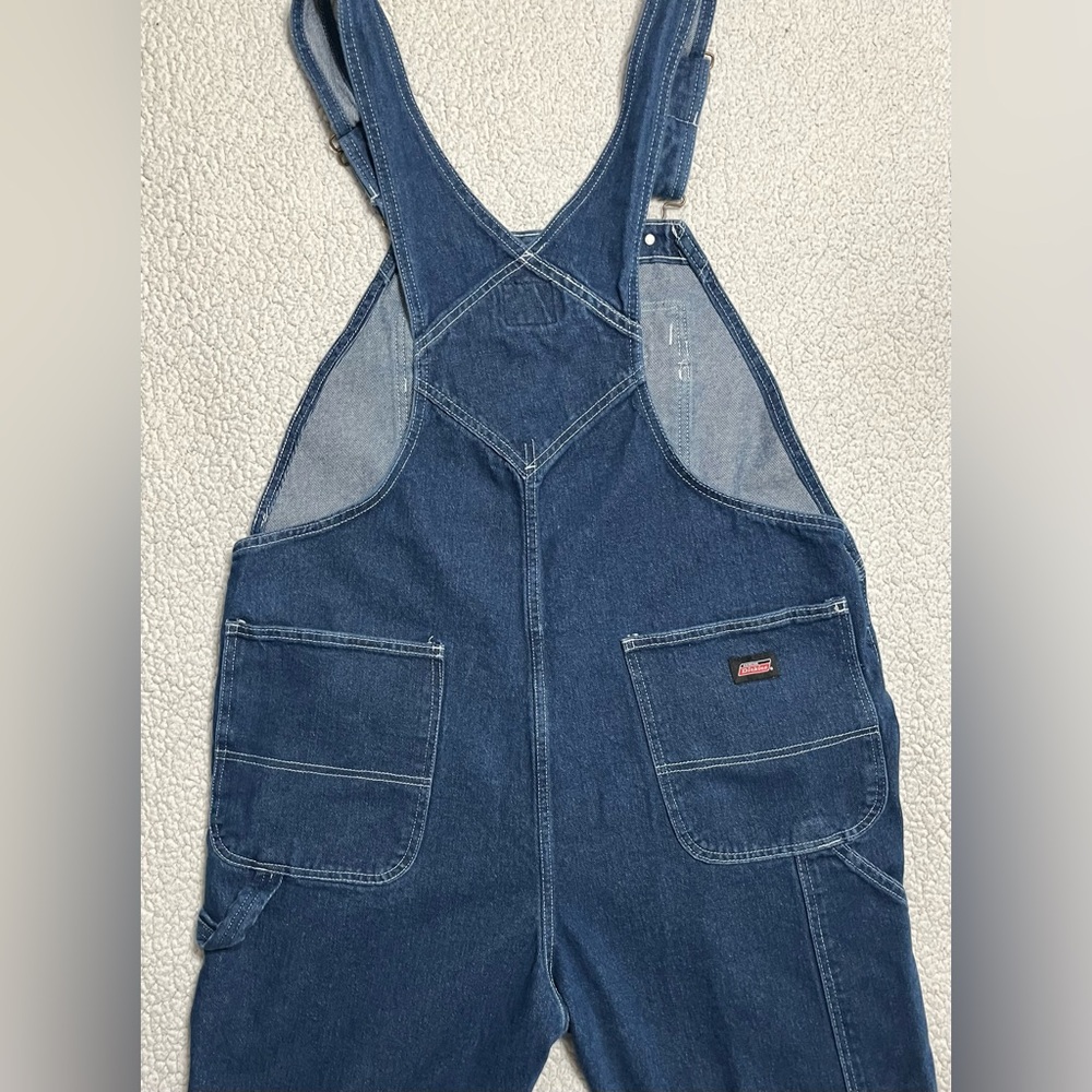 Genuine Dickies Men's Relaxed Fit Ultra Tough Workwear Bib Overalls - Picture 10 of 12